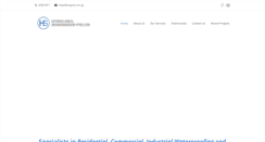 Desktop Screenshot of hydroseal.com.sg