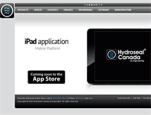 Tablet Screenshot of hydroseal.ca