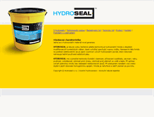 Tablet Screenshot of hydroseal.cz